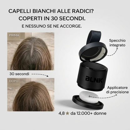 BLNK Hairline Powder – Copri Ricrescita e Diradamento in Pochi Secondi