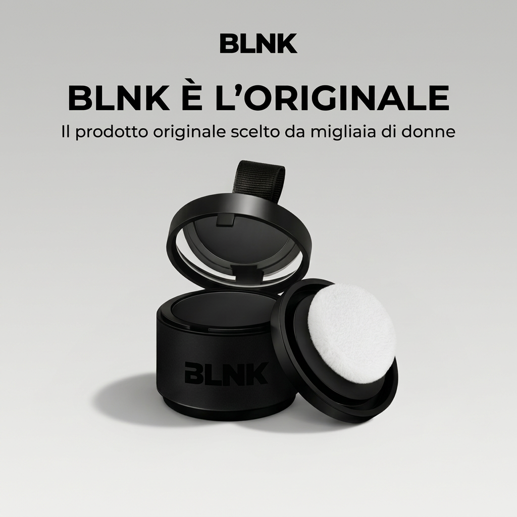 BLNK Hairline Powder – Copri Ricrescita e Diradamento in Pochi Secondi
